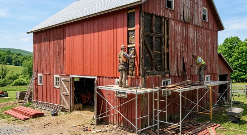 Barn Siding Replacement