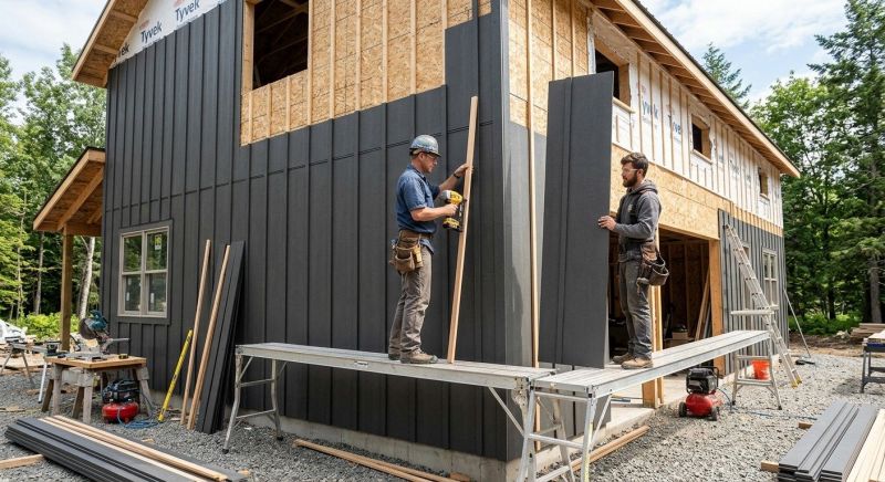 Batten Siding Installation