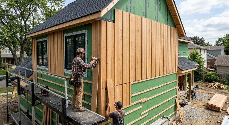 Board And Batten Installation