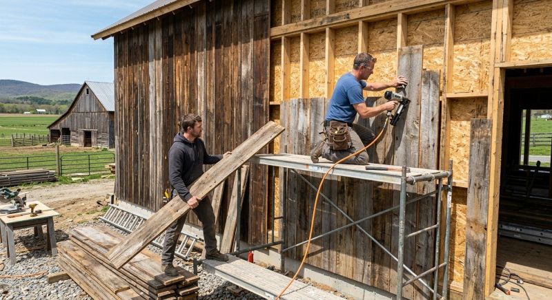 Barn Siding Installation in Rome, GA