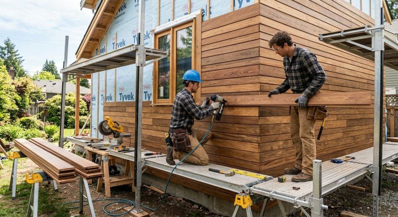 Hardwood Siding Installation in Rome, GA