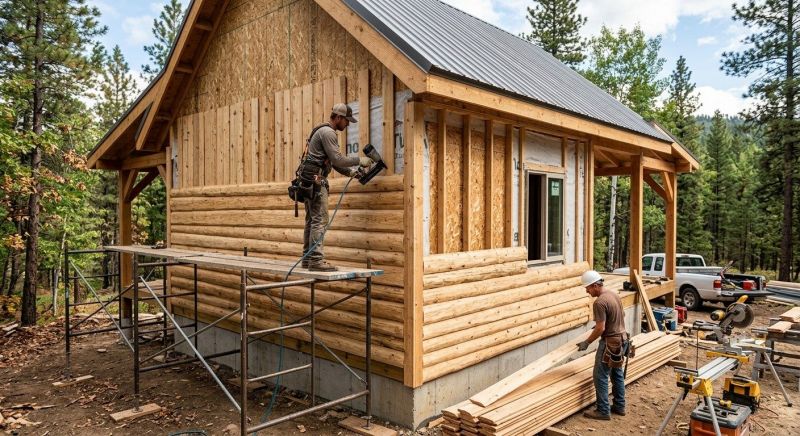 Log Siding Installation in Trion, GA