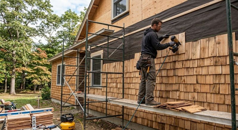 Shingle Siding Installation in Rome, GA